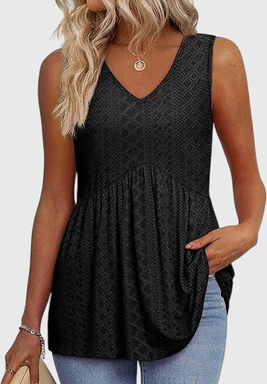 Arabella – Effortless Flowy Sleeveless Tank Top