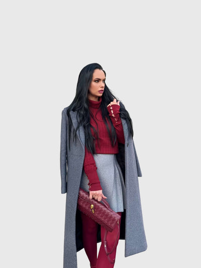 Camila | Luxe Slim Woven Clutch