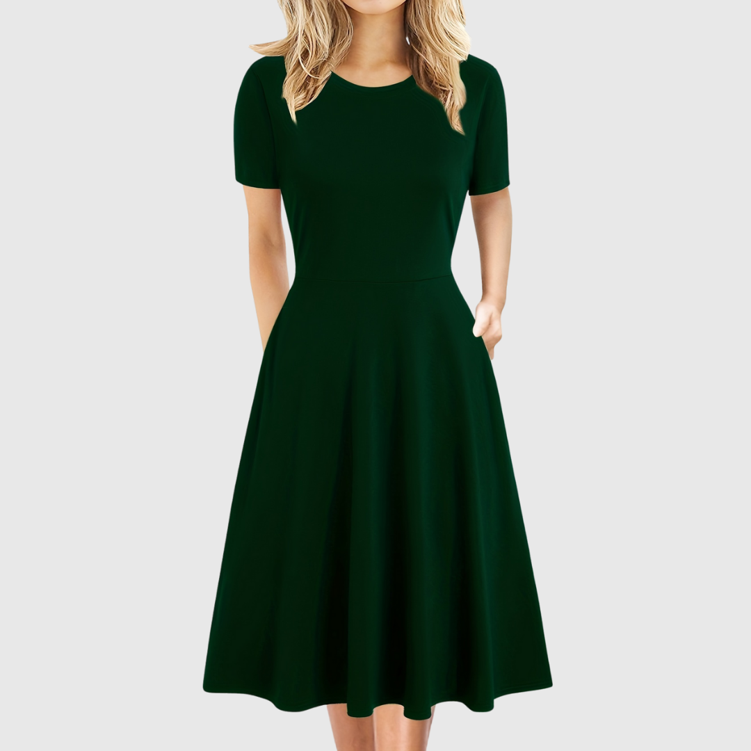 Evelyn Quinn | Retro A-Line Summer Dress