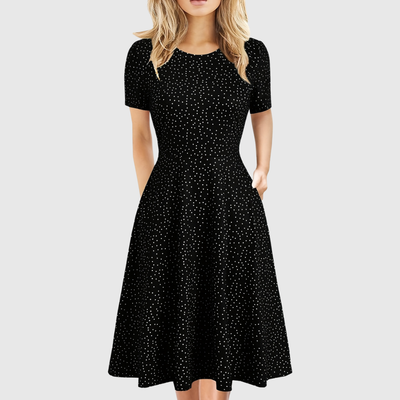 Evelyn Quinn | Retro A-Line Summer Dress