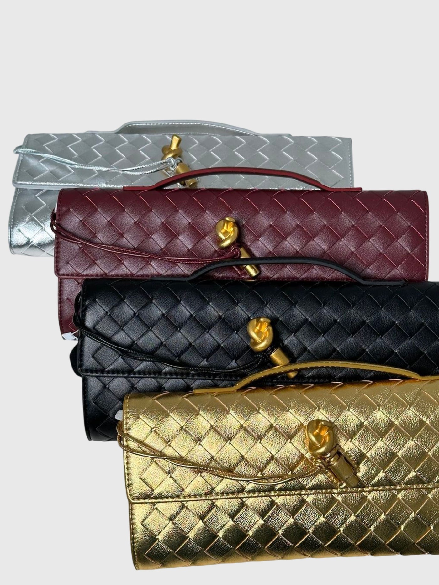 Camila | Luxe Slim Woven Clutch