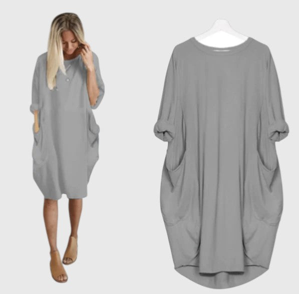 Shayne - Midi Summer Dress with Loose Fit