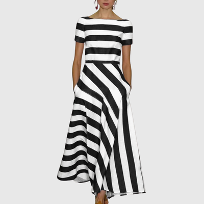 Delora | Light & Fluid Stripe Dress