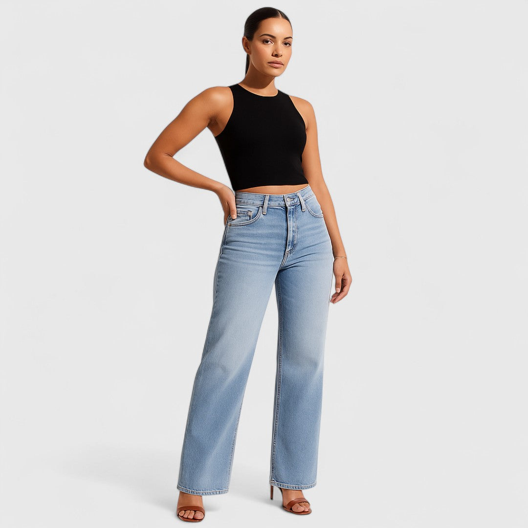 Valvari - Mid-low Rise Stretch Jeans