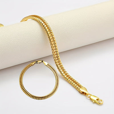 Unisex Fox Tail Necklace & Bracelet Set