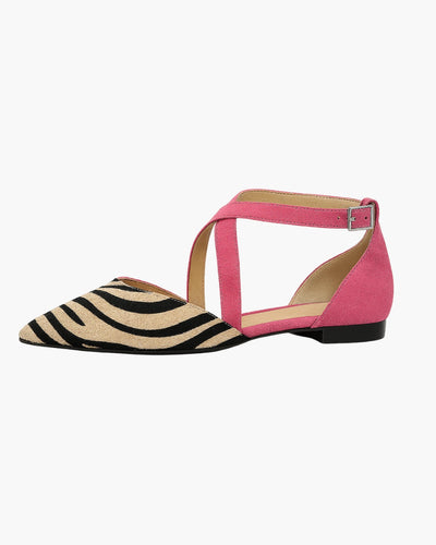Asilia - Striped Pointed Sandals
