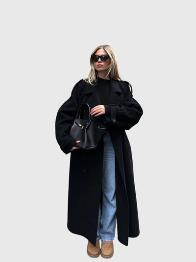 Anika | Classic Black Coat