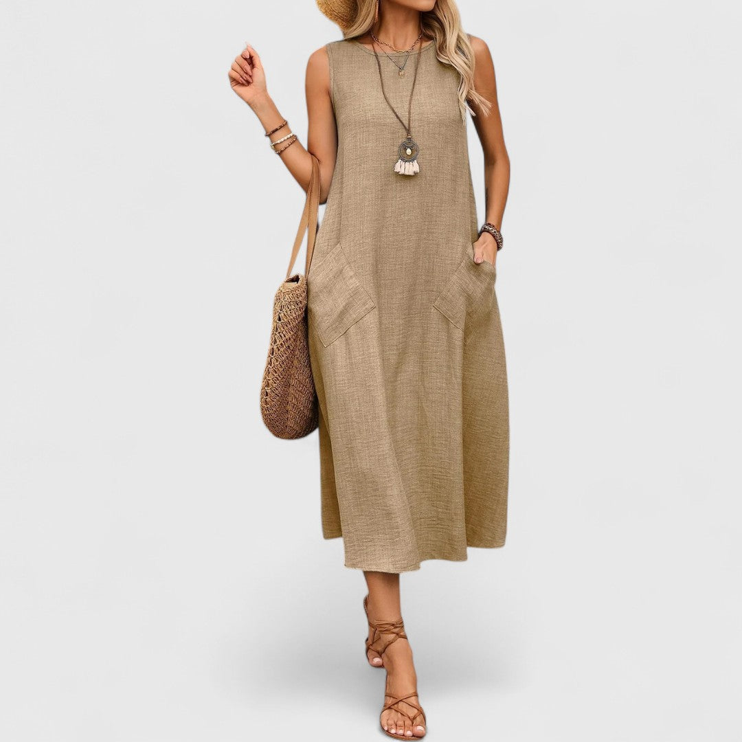 Shirley – Casual Sleeveless Dress