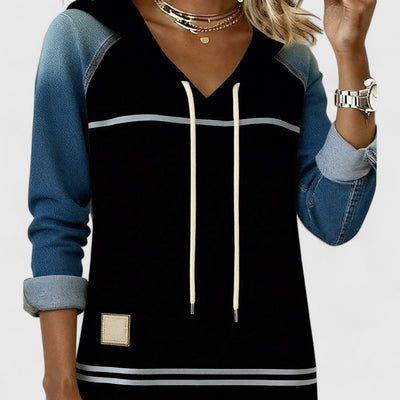 Lylia - Striped Hooded Dress