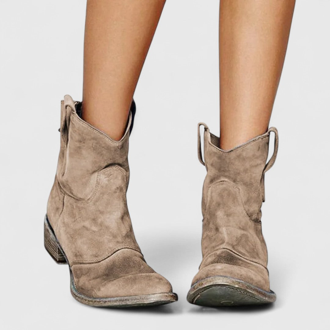Rachel – Suede Ankle Boots
