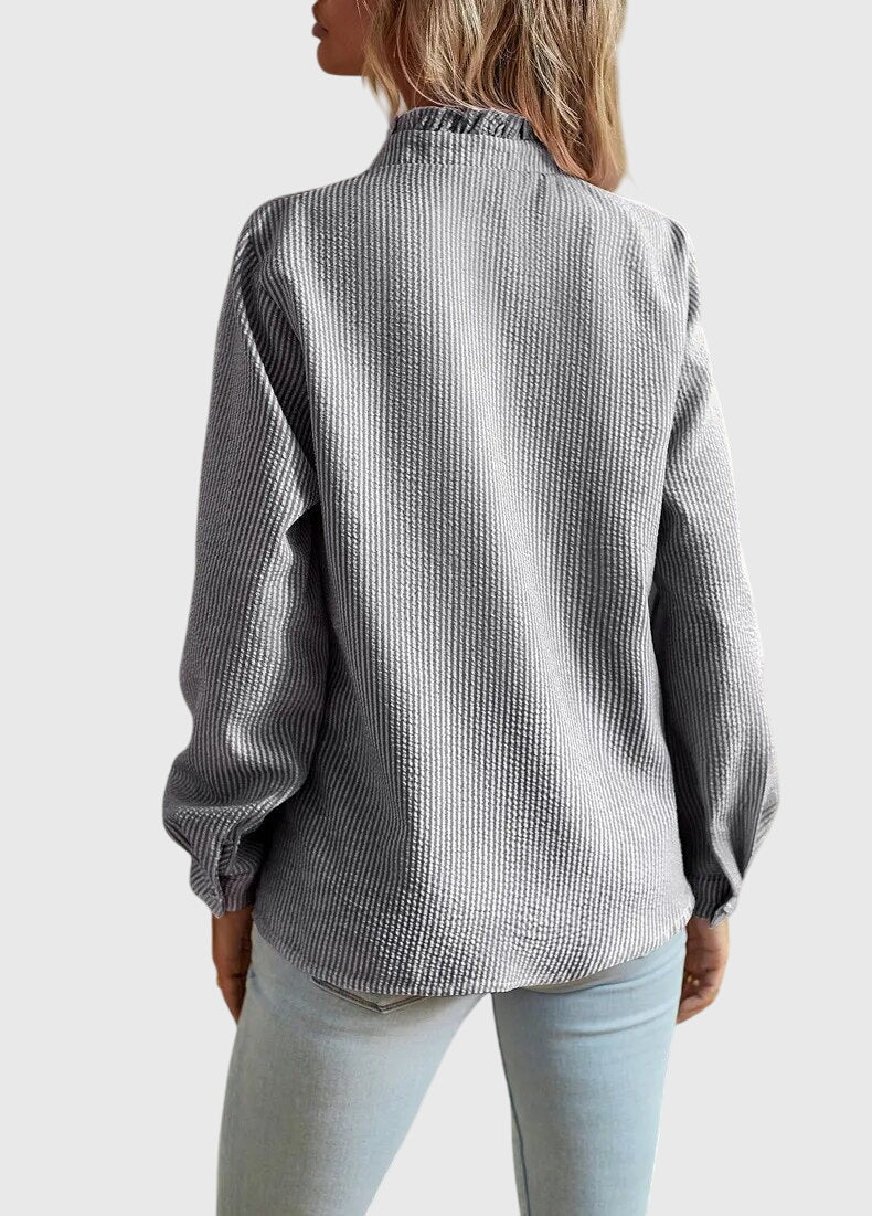 Alice - Ruffle Long Sleeve Shirt