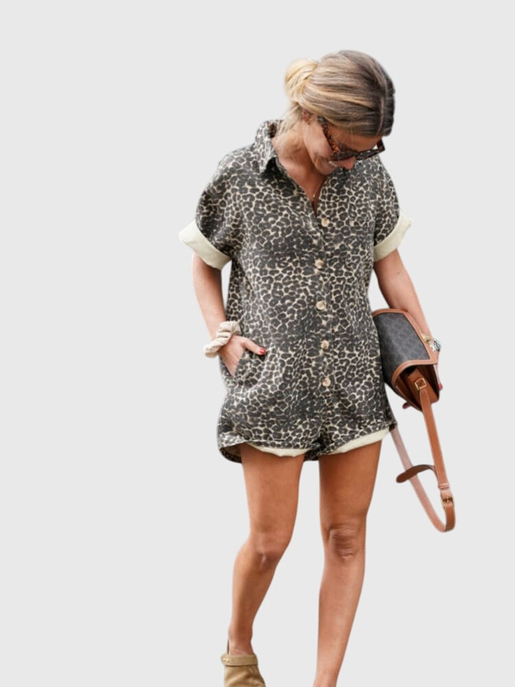 Clare - Leopard print dress