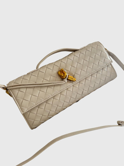 Camila | Luxe Slim Woven Clutch