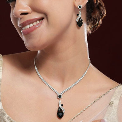 Premium Zirconia Jewellery Set