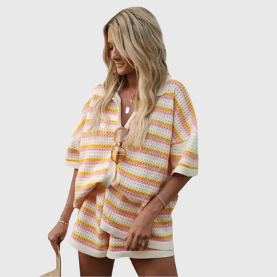 Yara - Open-Knit Co-Ord Set