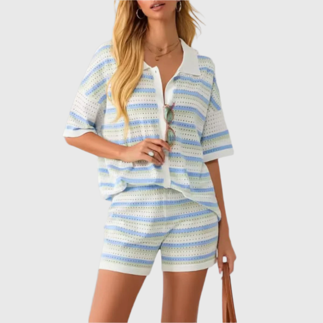 Yara - Open-Knit Co-Ord Set