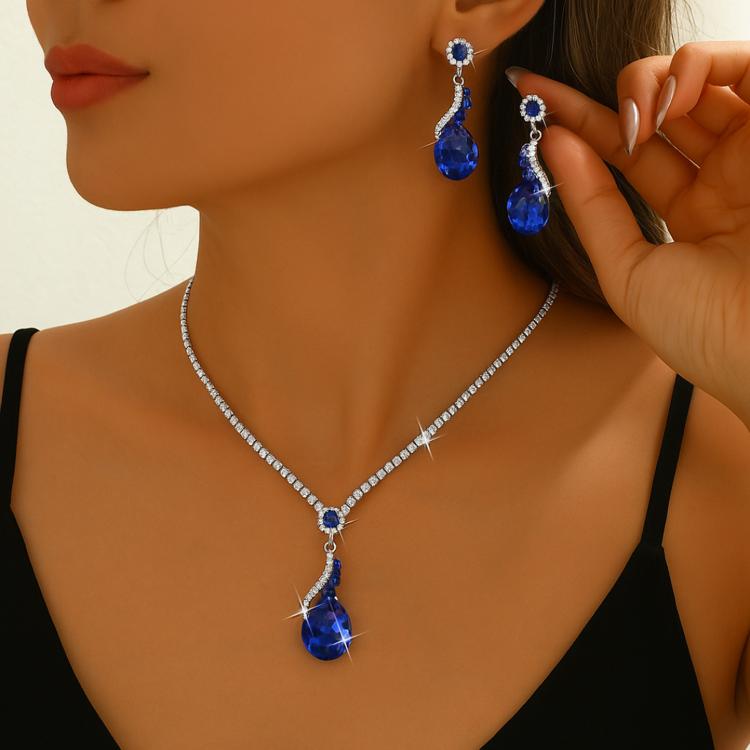 Premium Zirconia Jewellery Set