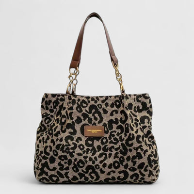 Daisy - Chic Leopard Print Tote Bag