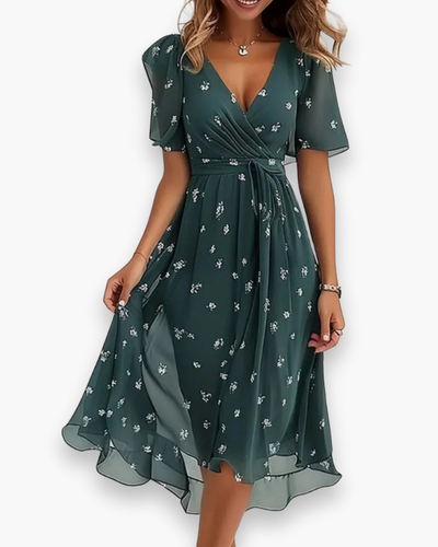 Frances - Ladies Casual Boho Midi Dress