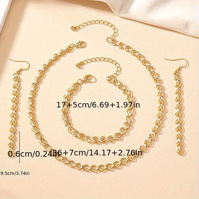 Elegant 3-Piece Jewelry Set