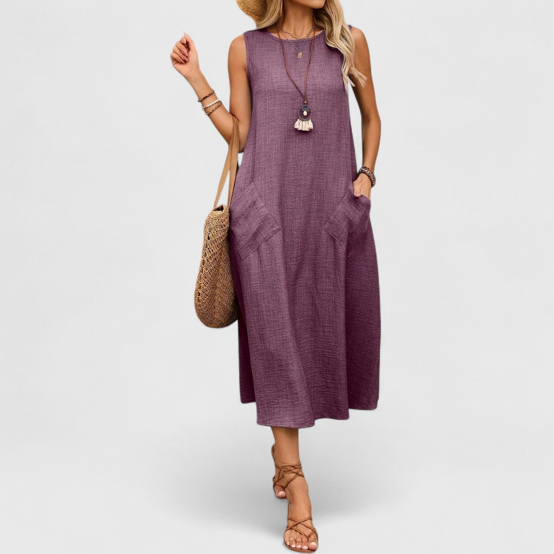 Shirley – Casual Sleeveless Dress