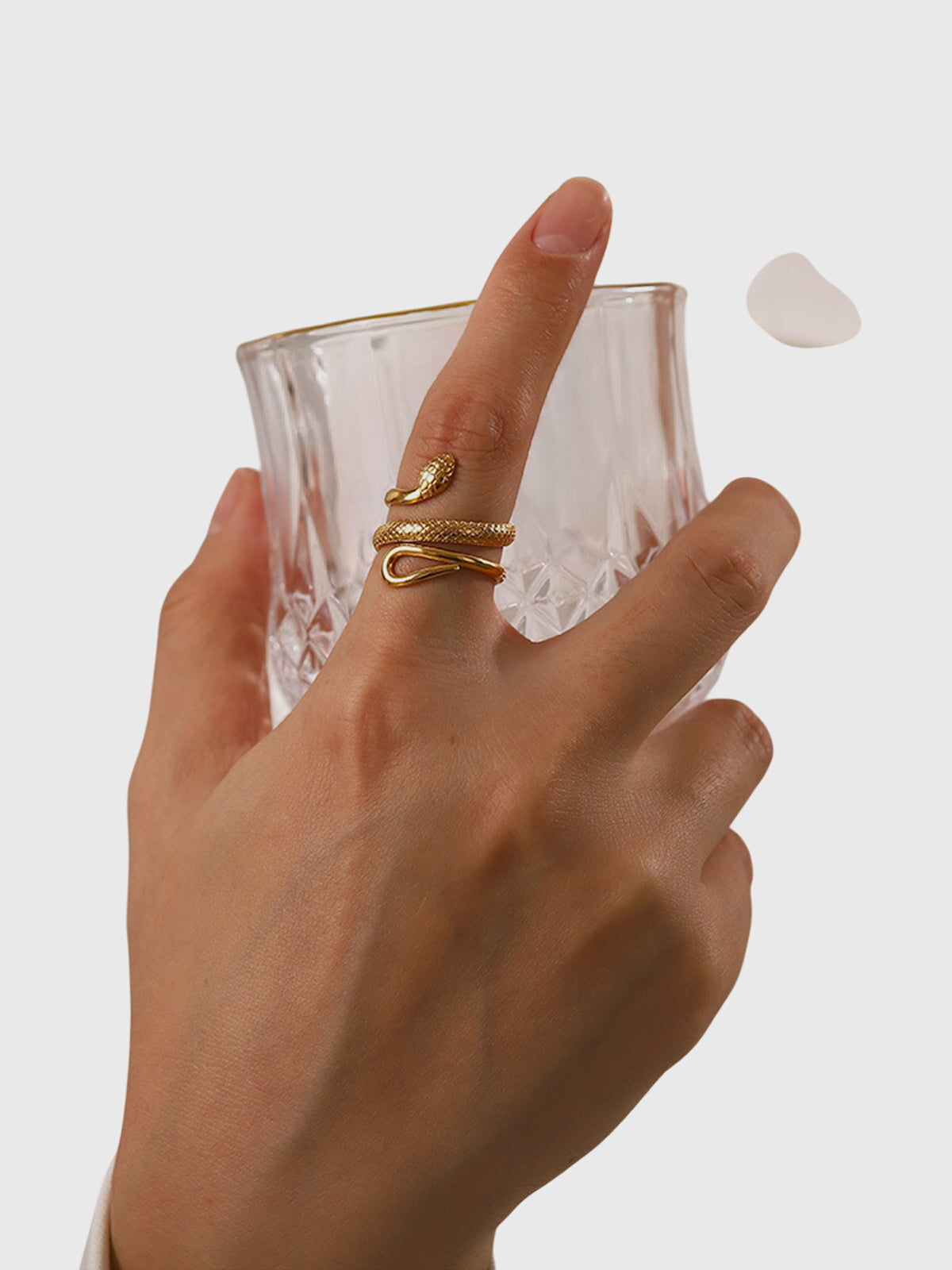 Aubrey | Adjustable Snake Ring