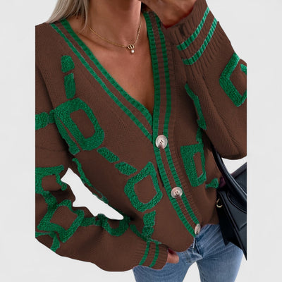 Cristine - Block Knit Cardigan