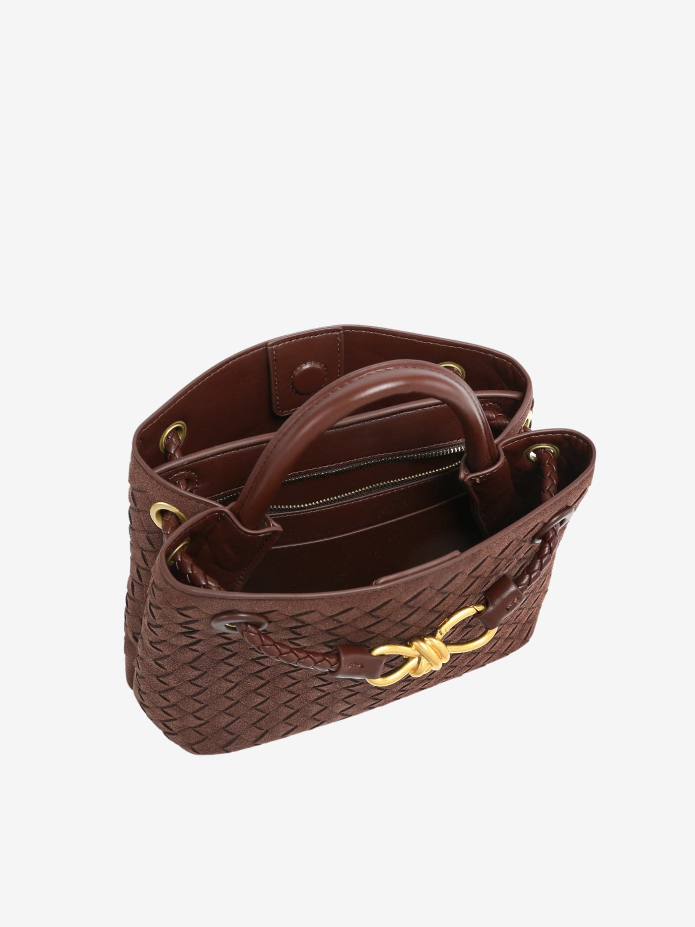 Malia | Textured Compact Woven Crossbody