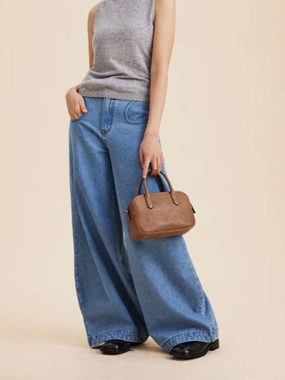 Eliza | Polished Zip Square Bag