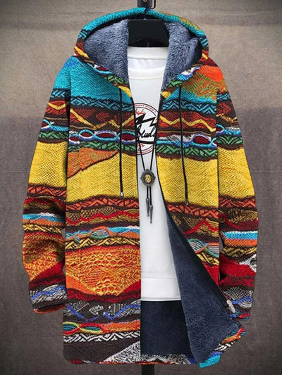 Aurora – Artistic Patchwork Cardigan