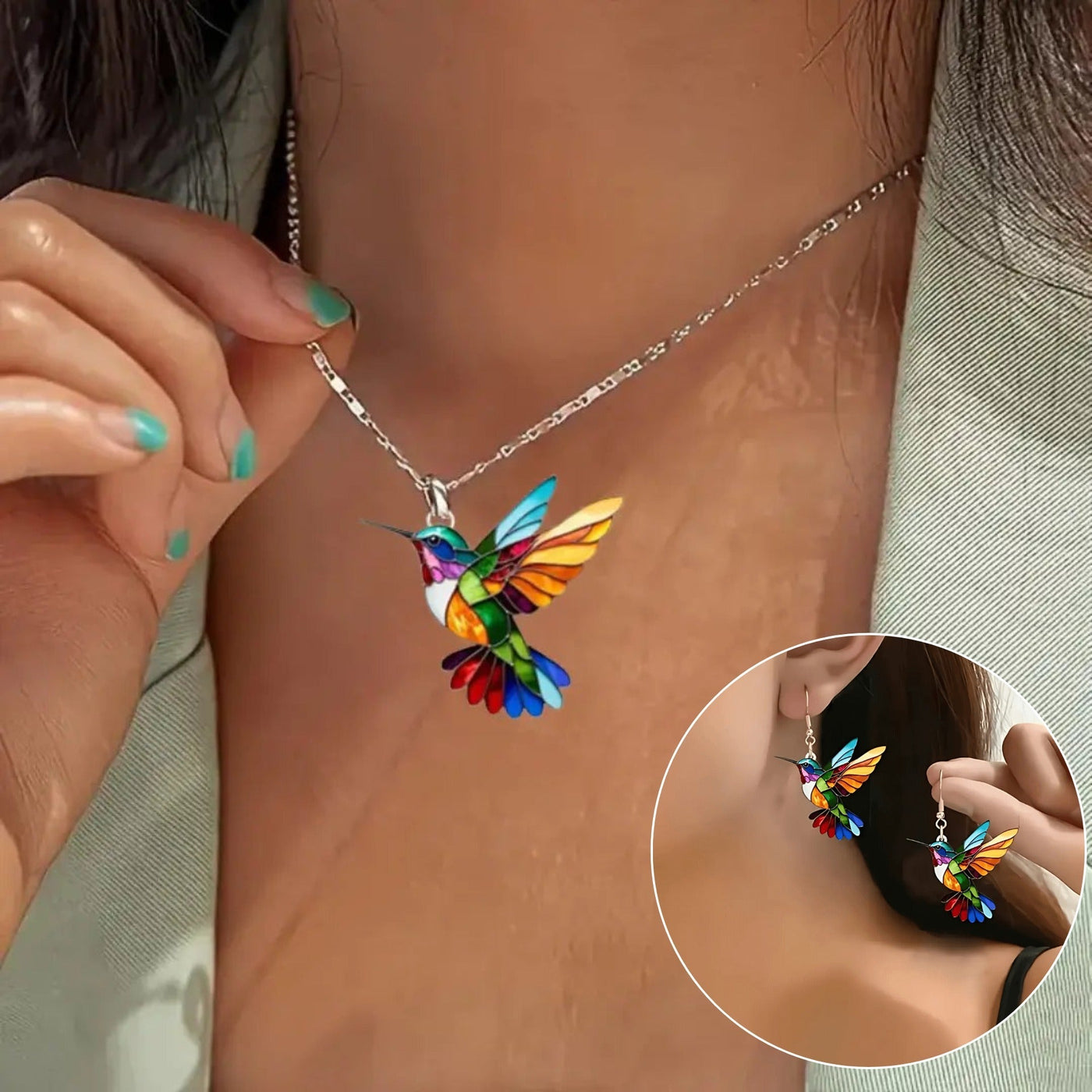 Rola - Beautiful Hummingbird Necklace
