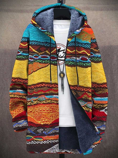 Serena – Modern Art-Inspired Cardigan