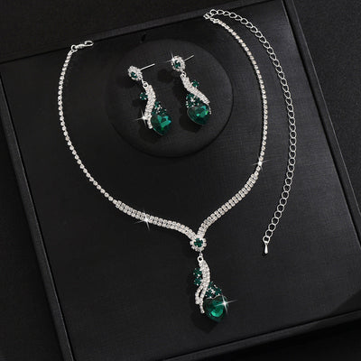 Premium Zirconia Jewellery Set