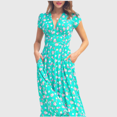 Kim - Floral Midi Dress