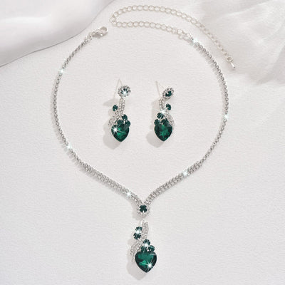 Premium Zirconia Jewellery Set