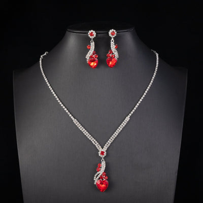 Premium Zirconia Jewellery Set
