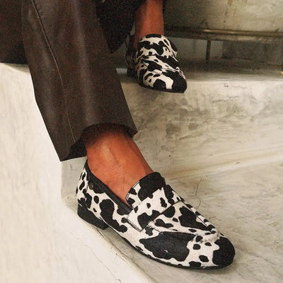 Brynn | Elegant Animal Print Loafers