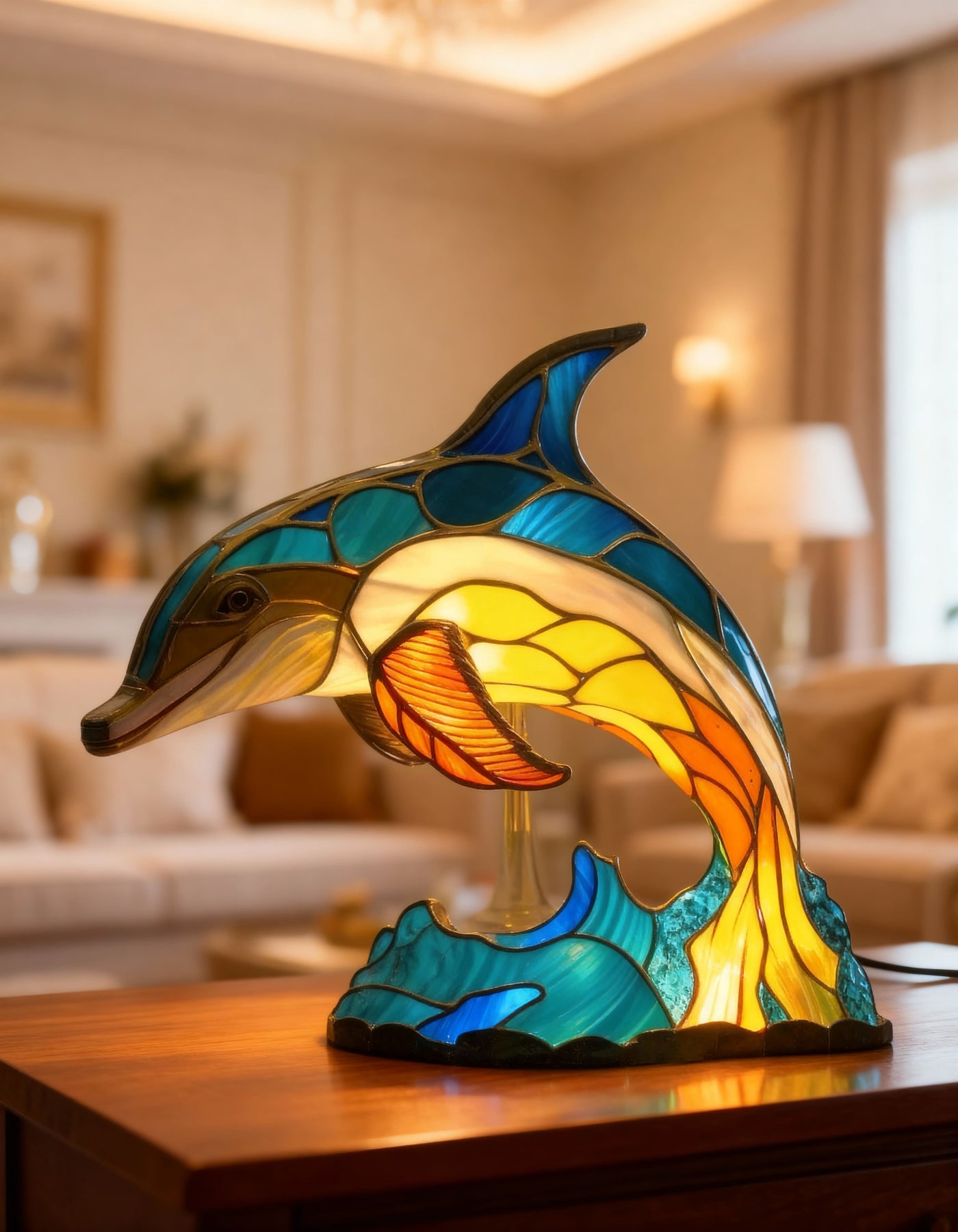 OCEAGLOW | ELEGANT DOLPHIN LAMP