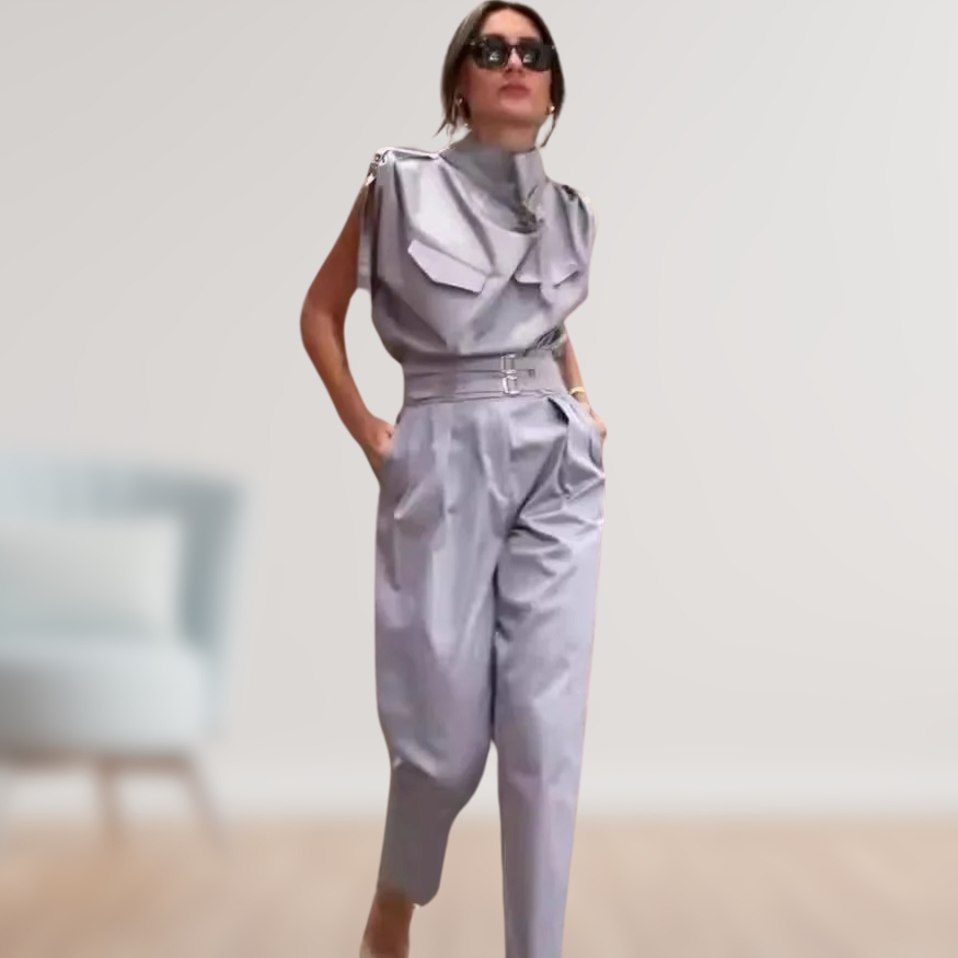Jazlyn - Stylish Belted Jumpsuit