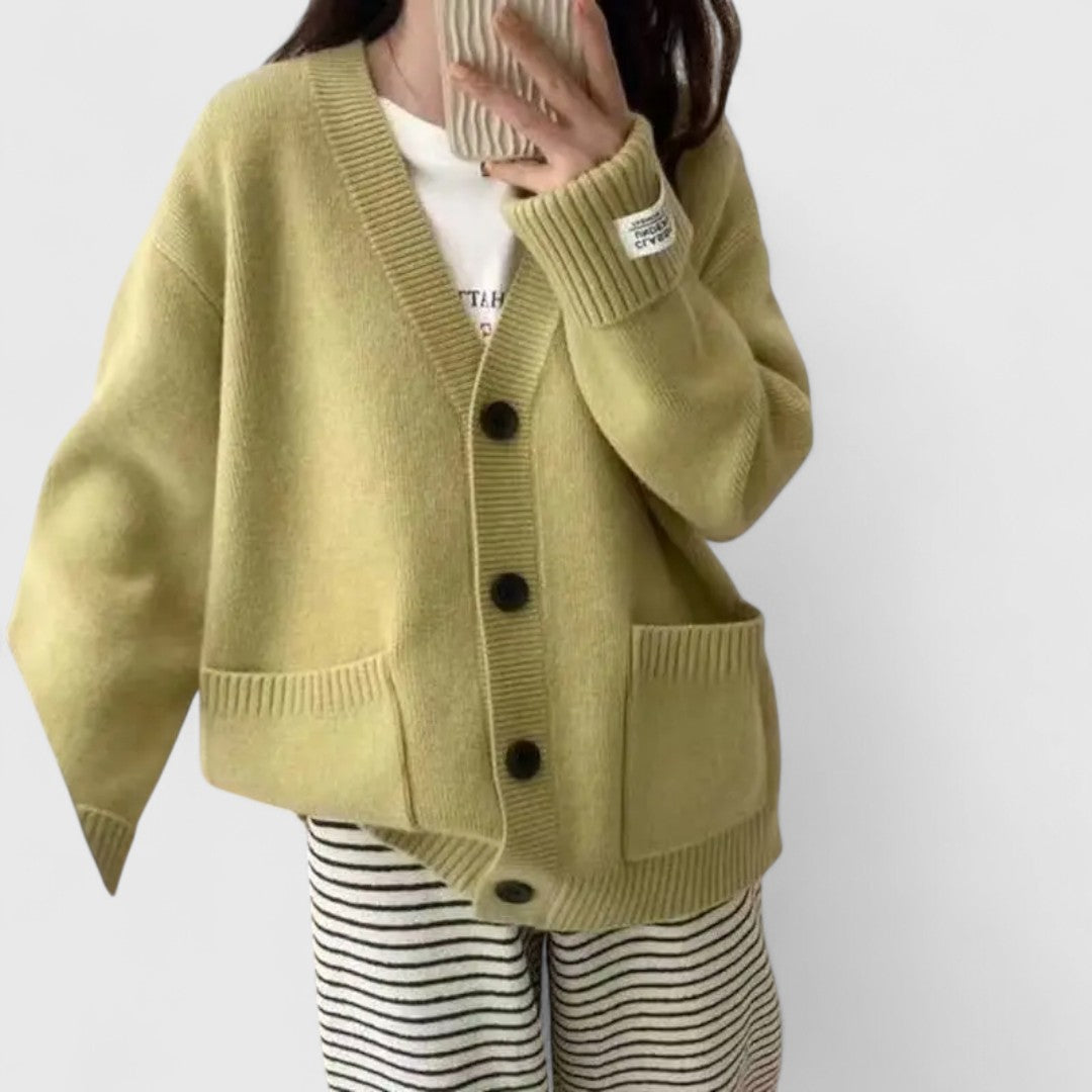 Elena - Oversized Knitted Cardigan