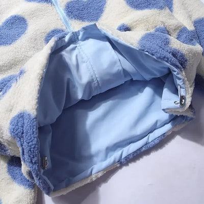 Dianne – Reversible Heart-Print Comfort Jacket