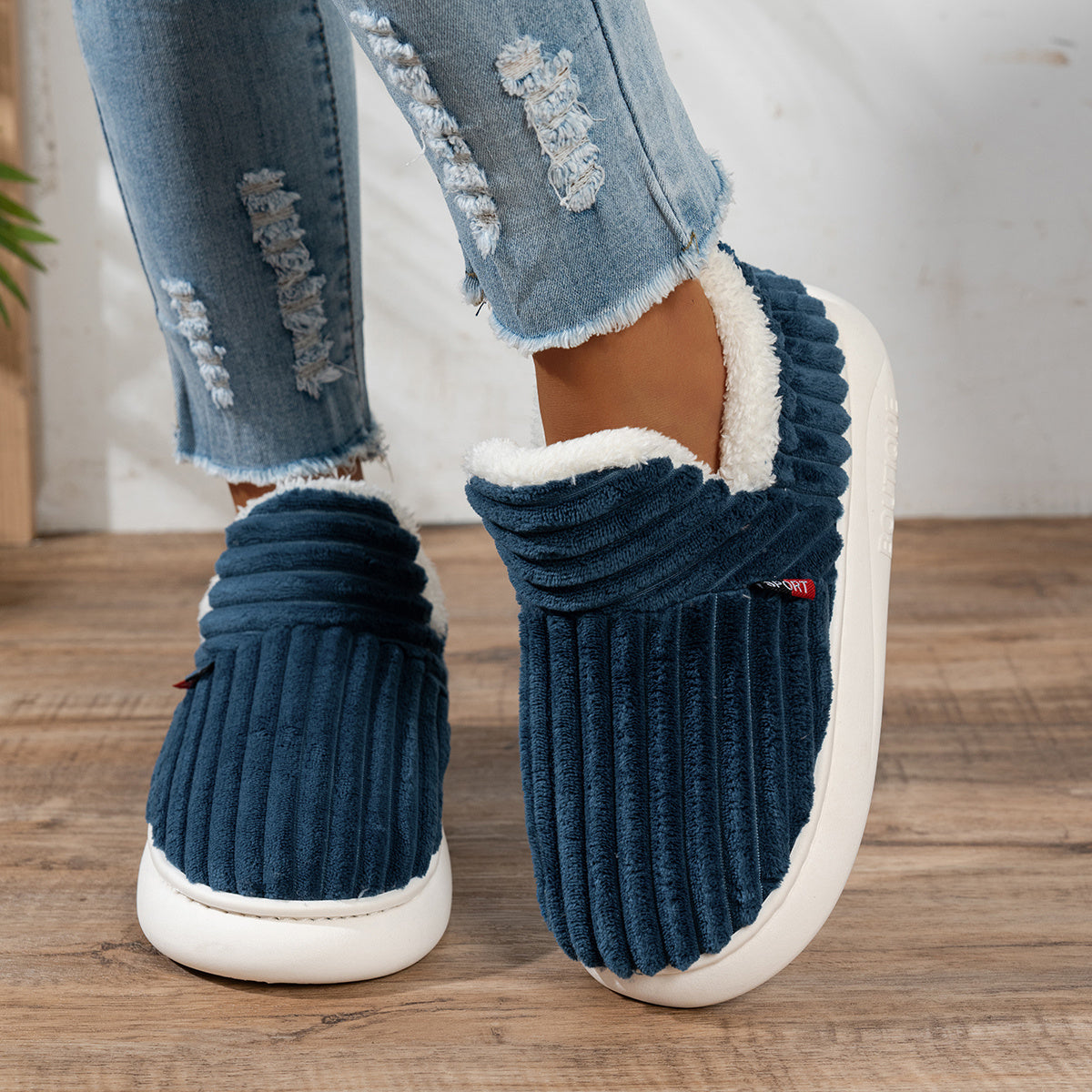 Olivia - CozyStep Plush House Slippers