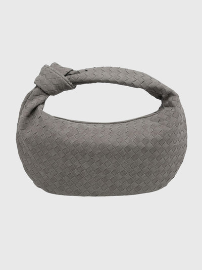 Celeste | Knotted Braided Medium Suede Bag