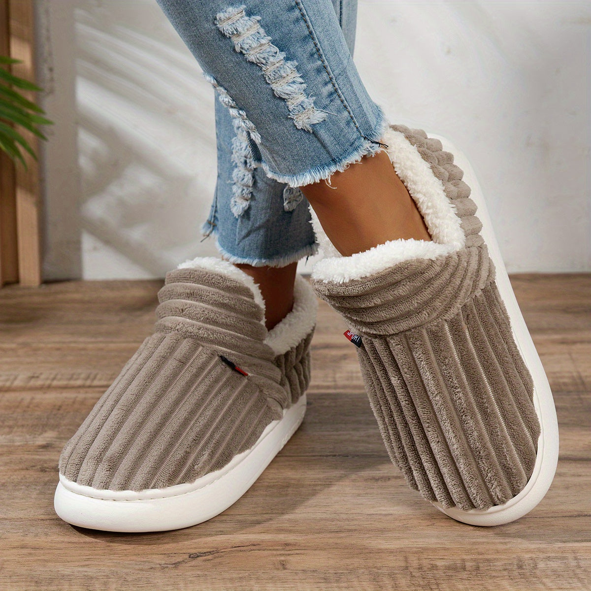 Olivia - CozyStep Plush House Slippers