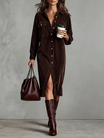 Sienna | Button-Up Midi Dress