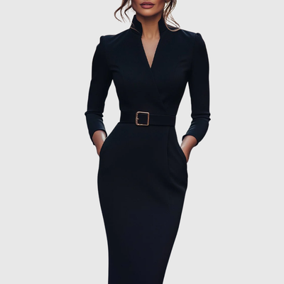 Claribel | Refined Midi Dress