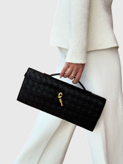 Camila | Luxe Slim Woven Clutch