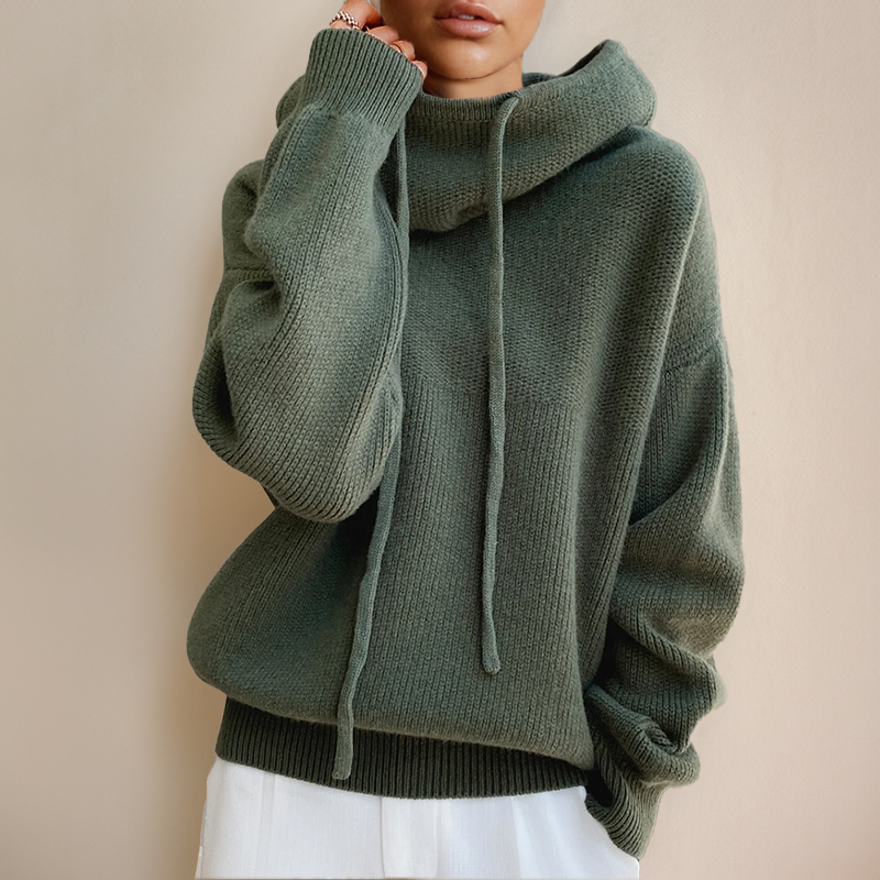 Sheila - Cozy Hooded Pullover Style
