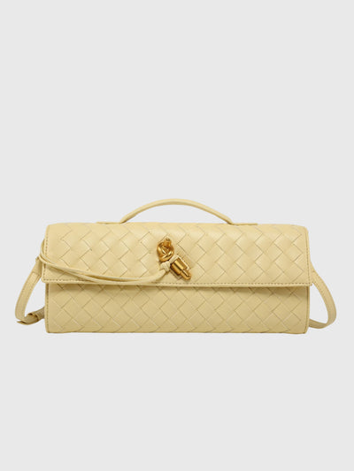 Camila | Luxe Slim Woven Clutch
