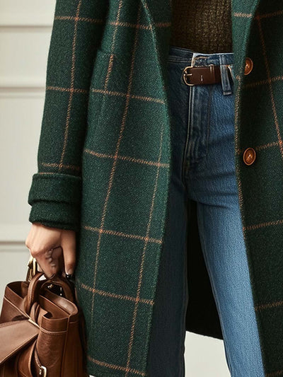 Diana - Cambridge Wool Check Coat